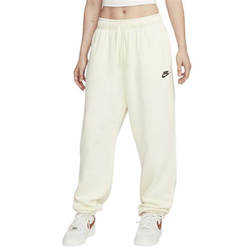 Nike Sportswear Club Fleece Sweatpants Kvinde Coconut Milk/black Sweatpants Str S - Bomuld hos Magasin