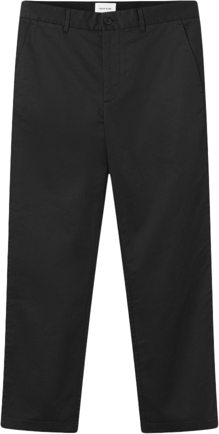 Se Wood Wood Marcus Light Twill Trousers Mand Black Bukser Str 30 - Bomuld hos Magasin ved Magasin