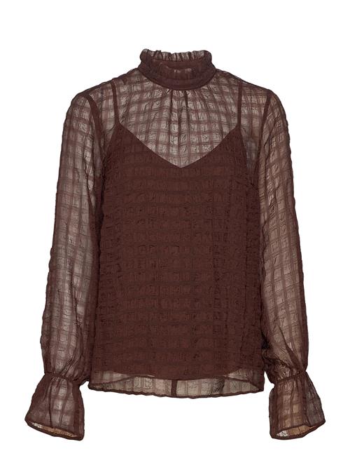 Se InWear Pakwaiw Blouse InWear Brown ved Booztlet