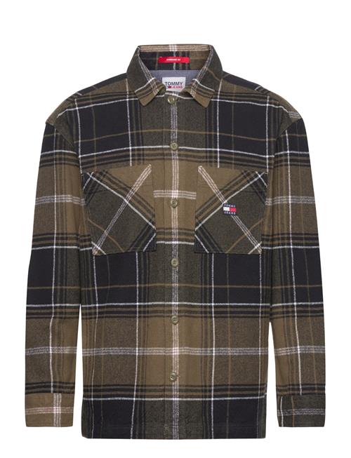 Tommy Jeans Tjm Brushed Check Overshirt Tommy Jeans Brown