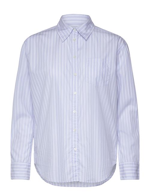 GANT Rel Striped Poplin Shirt GANT Blue