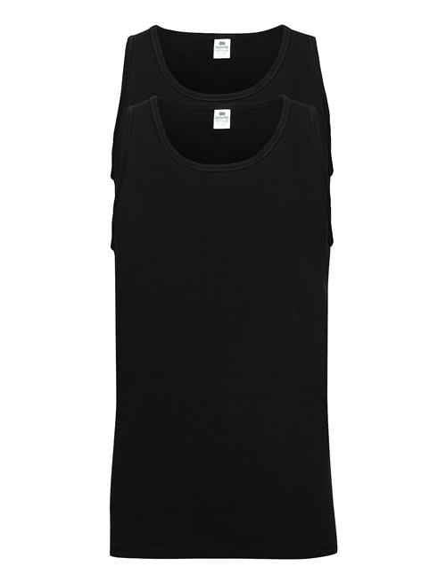 Dovre Dovre Singlet 2-Pack Gots Dovre Black