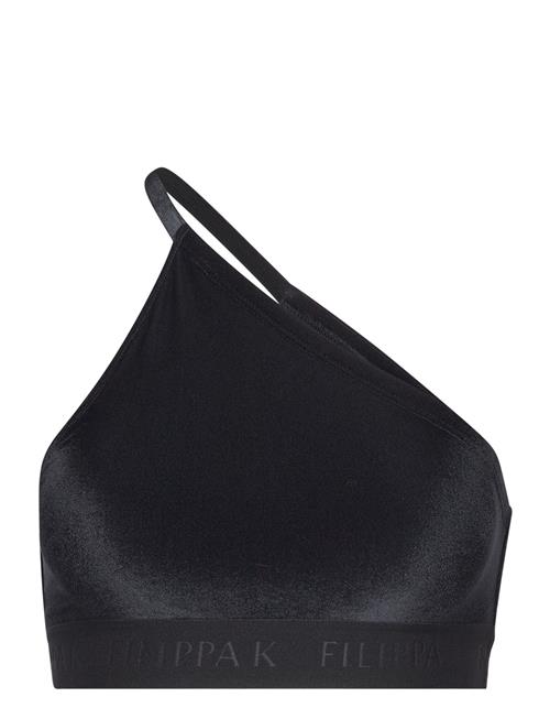 Filippa K Asymmetric Velvet Bra Filippa K Black