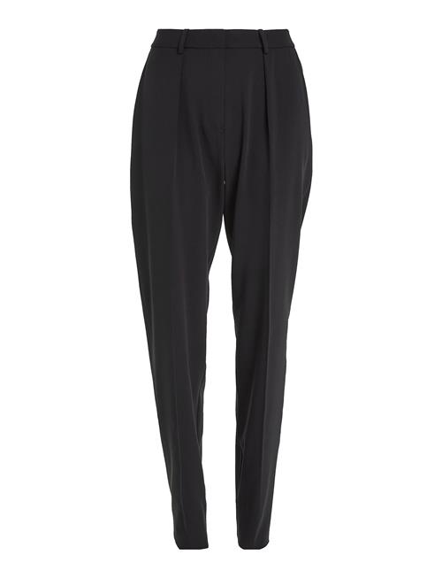 Se Calvin Klein Structure Twill Straight Leg Calvin Klein Black ved Booztlet