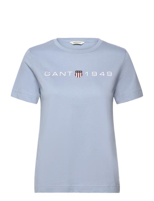 GANT Reg Printed Graphic T-Shirt GANT Blue