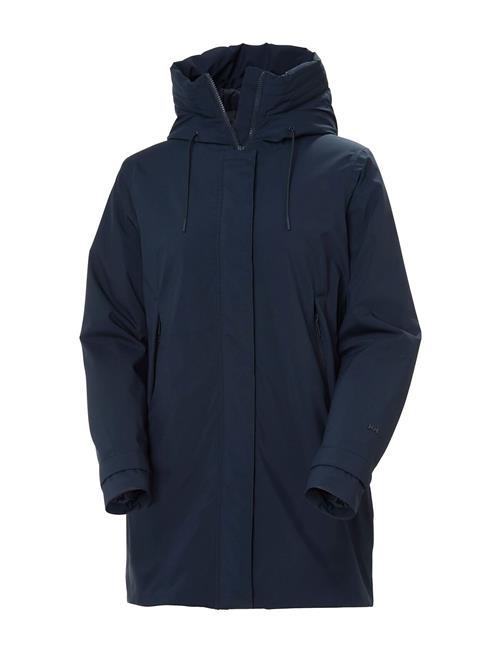 W Victoria Ins Mid Rain Jacket Helly Hansen Navy