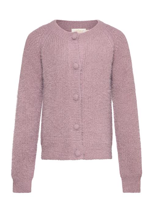 Creamie Cardigan Knit Glitter Creamie Pink