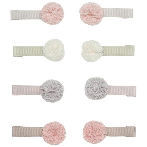 Mimi & Lula 8 Hair Clips - Mini Tulle pom Pom Swanlake 8 Hårspænder - Mini Tulle pom Pom Swanlake |  | 0