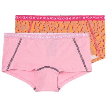 Kari Traa Trusser 2P Tina Hipster Rosa bomuld Medium Dame