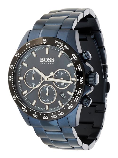 BOSS Analogt ur 'Hero'  safir / sort / hvid