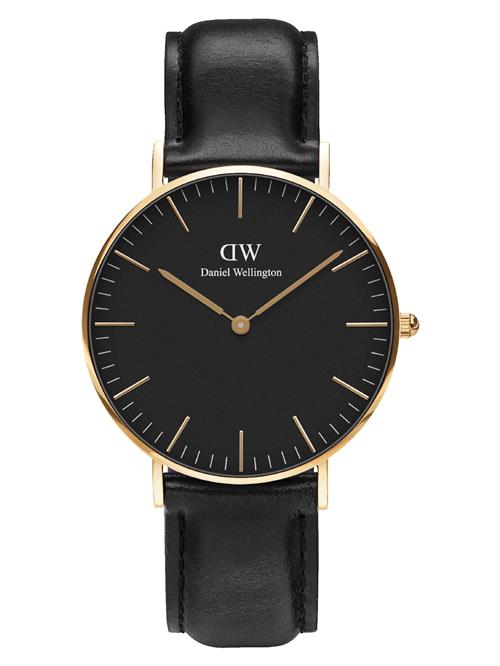 Daniel Wellington Analogt ur 'Sheffield'  guld / sort / hvid