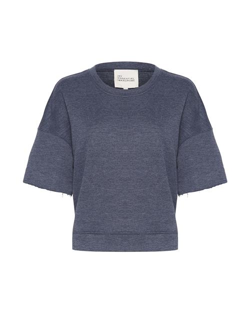 Se My Essential Wardrobe Sweatshirt 'Texas'  mørkeblå ved About You