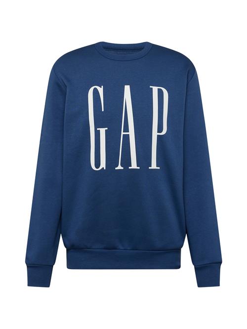 GAP Sweatshirt  blå / hvid