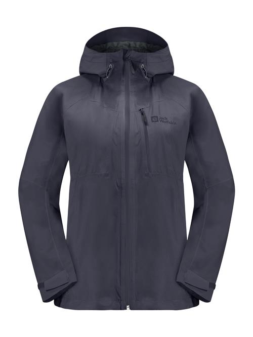 JACK WOLFSKIN Udendørsjakke 'EAGLE PEAK'  grafit / sort