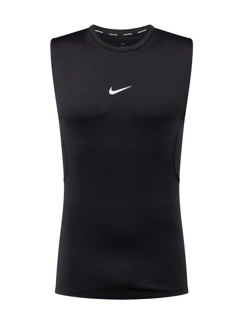 NIKE Funktionsskjorte  sort / hvid