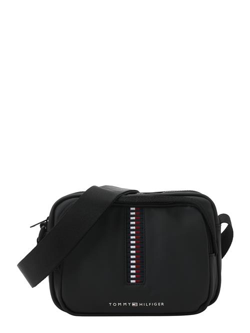 TOMMY HILFIGER Skuldertaske  sort / sølv