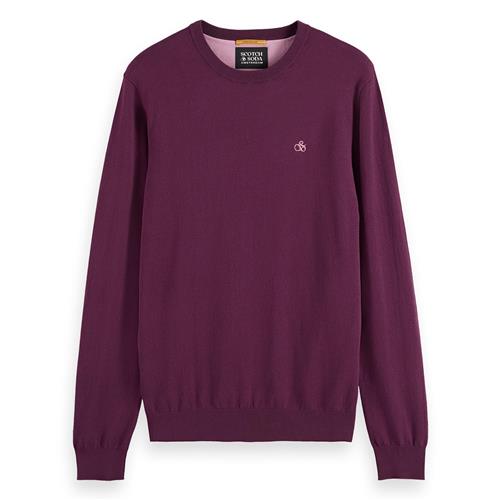 SCOTCH & SODA Pullover 'Essential'  bær / lyserød