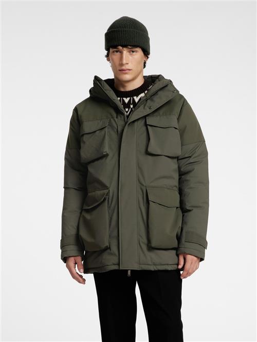 SELECTED HOMME Overgangsparka  khaki