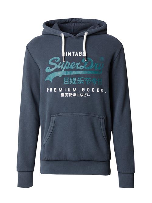 Superdry Sweatshirt  lyseblå / mørkeblå / hvid