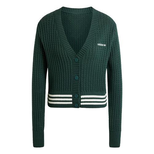 Se ADIDAS ORIGINALS Cardigan  grøn / hvid ved About You