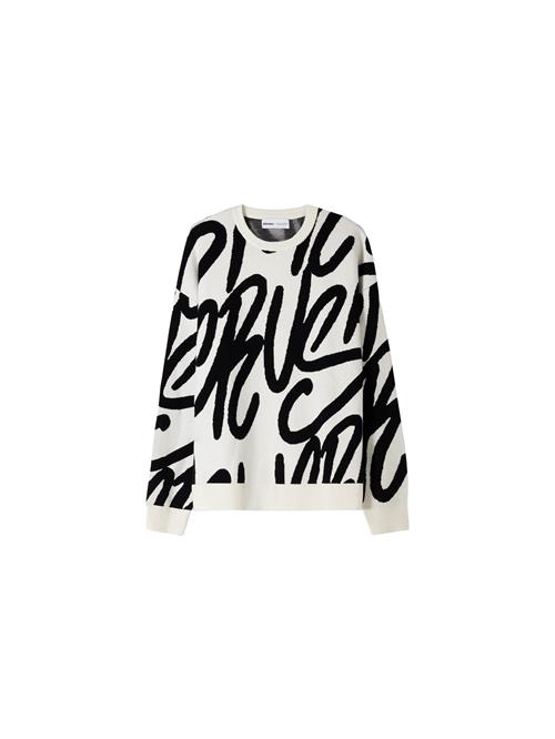 Bershka Pullover  sort / hvid