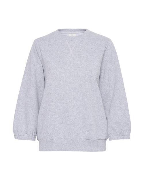 Kaffe Sweatshirt 'Linea'  grå-meleret