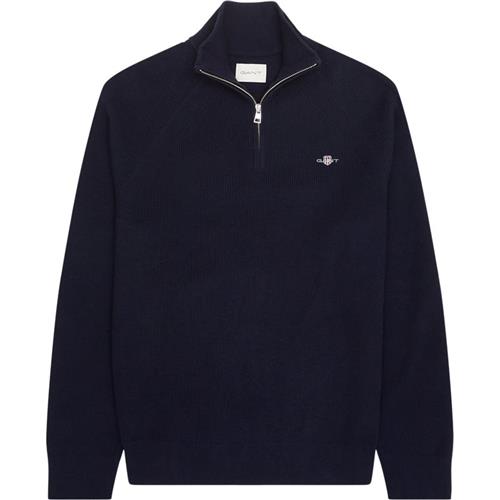 Se Gant - Cotton Wool Half-Zip Strik ved Kaufmann