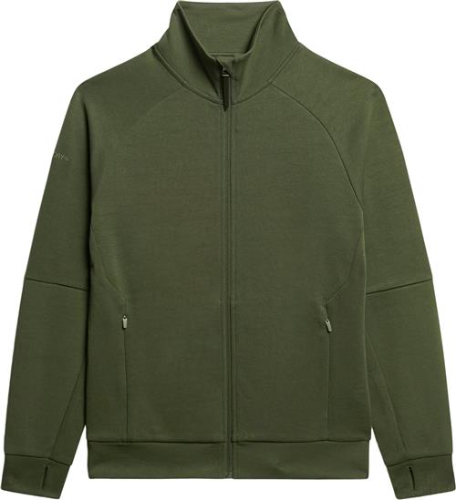 Se Superdry Tech Tracktop Mand Dark Moss Green Sweatshirts Str S - hos Magasin ved Magasin