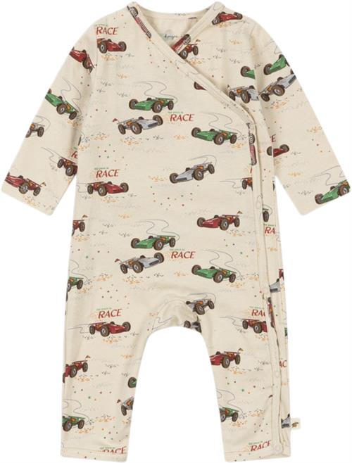 Konges Sløjd Basic Newborn Onesie Gots Str 0-1M - P35003 Toppe Bomuld hos Magasin