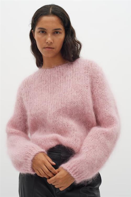 Se InWear Petraiw Pullover Kvinde Silver Pink Sweaters Str M/L - hos Magasin ved Magasin