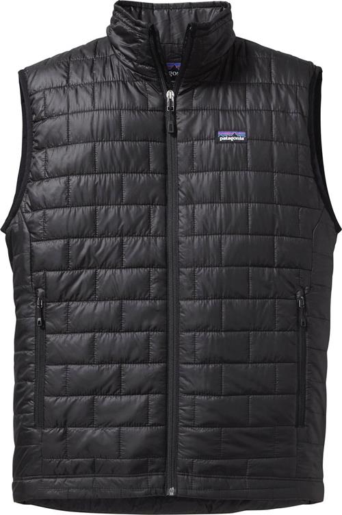 Patagonia PAT M Nano Puff Vest, Black Mand Sort Veste Str S - hos Magasin