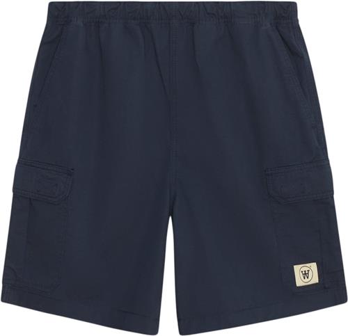 Wood Wood Wwedd Cargo Shorts Mand Navy Casual Shorts Str S - hos Magasin