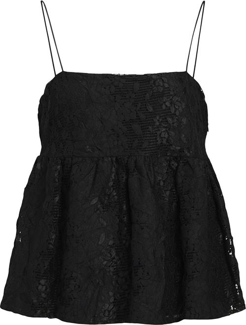 Object Objbobbi LO Singlet TOP E SS Fair 2 Kvinde Black Toppe Str 40 - hos Magasin