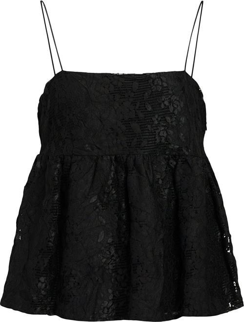 Object Objbobbi LO Singlet TOP E SS Fair 2 Kvinde Black Toppe Str 36 - hos Magasin