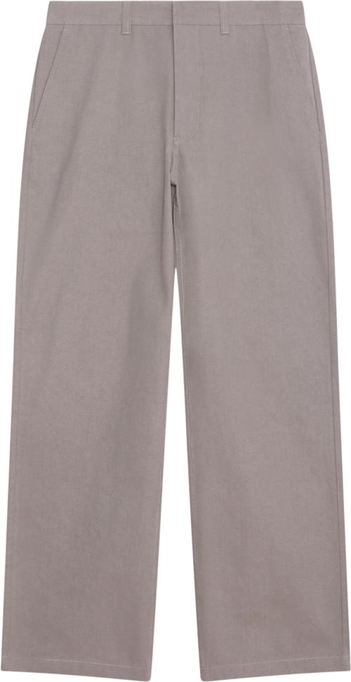 Wood Wood Wwfed AA Chino Mand Steel Grey Chinos Str S - hos Magasin