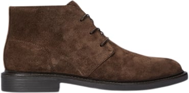 Se Polo Ralph Lauren Suedeasher Chukka-bo-mcb Mand Chocolate Brown Snørestøvler Str 42 - hos Magasin ved Magasin