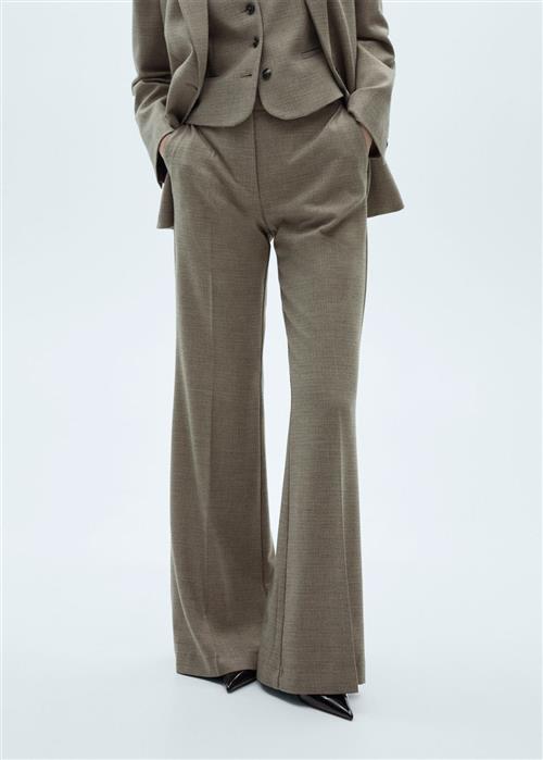 MANGO Trousers .- Liam Kvinde Beige - Khaki Bukser Plus Size Str 44 - hos Magasin