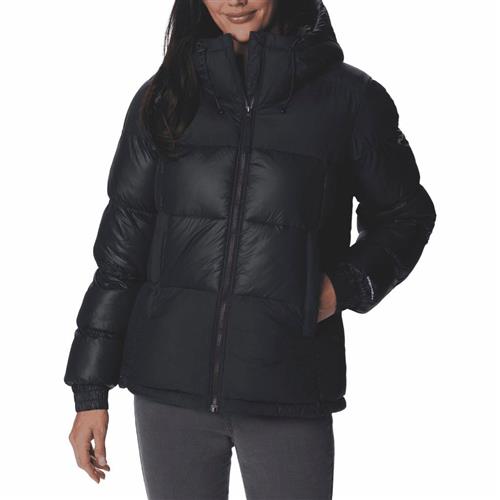 Columbia Pike Lake II Insulated Hooded Puffer Jacket Kvinde Black Dunjakker Str L - Nylon hos Magasin