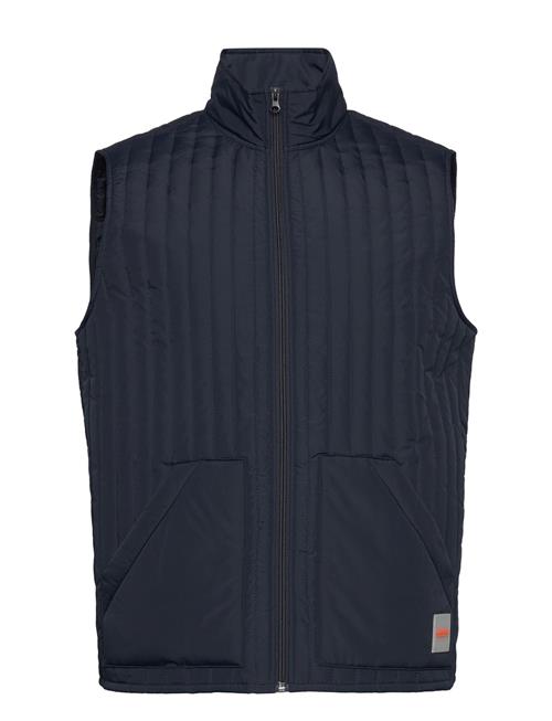 Lindbergh Vertical Quilted Waistcoat Lindbergh Navy