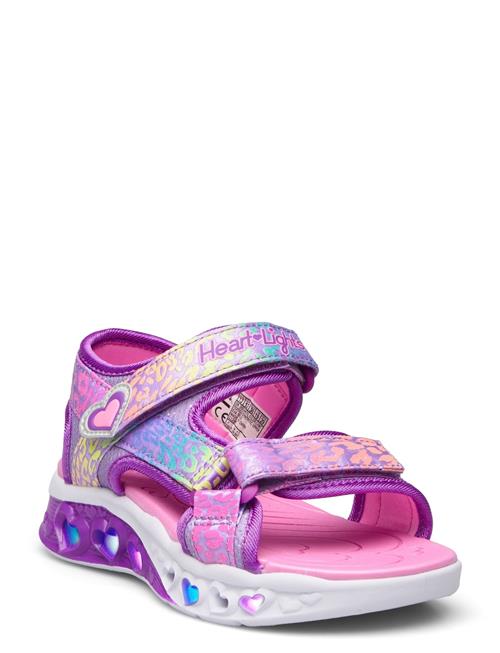 Se Skechers Girls Flutter Hearts Sandal Skechers Pink ved Booztlet