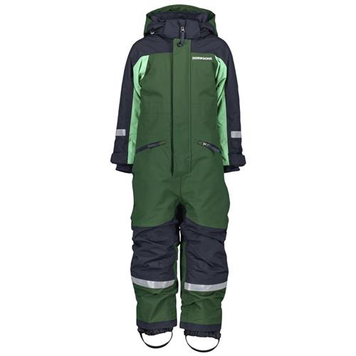 Se Didriksons Neptun Winter Coverall Pine Green | Grønn | 130 cm ved Babyshop