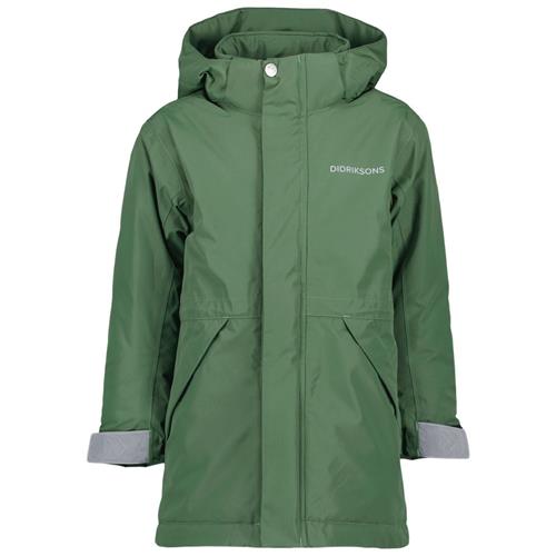 Se Didriksons Tundran Parka Pine Green | Grønn | 140 cm ved Babyshop