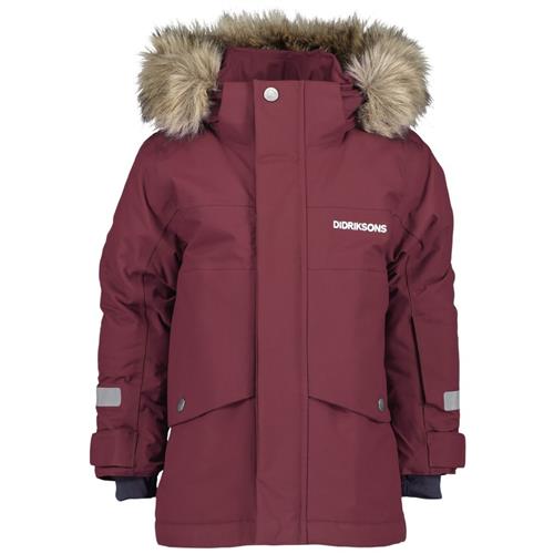 Se Didriksons Bjärven Parka Rusty Wine | Rød | 120 cm ved Babyshop