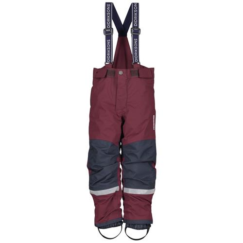 Se Didriksons Idre Ski Pants Rusty Wine | Rød | 100 cm ved Babyshop