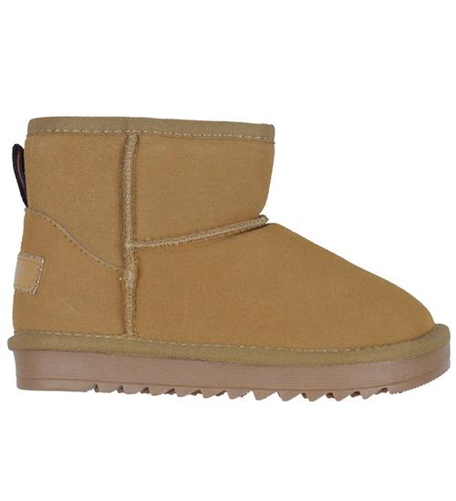 Se Tommy Hilfiger Vinterstøvler - Fur Boot - Camel ved KidsWorld