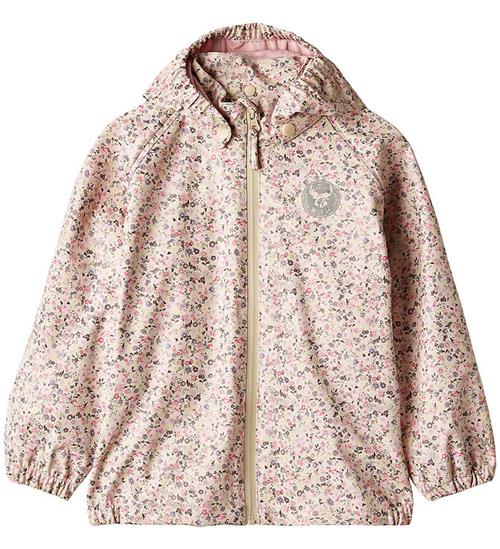 Se Wheat Regnjakke - Charlie - Clam Multi Flowers ved KidsWorld