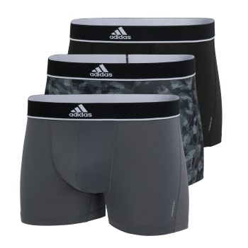 adidas 3P Sport Trunk Grå/Sort polyester Small Herre