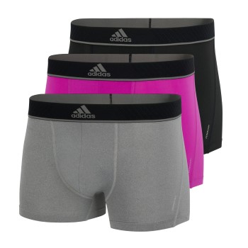 adidas 3P Sport Trunk Grå/Rosa polyester Medium Herre