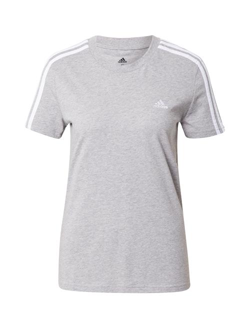 ADIDAS SPORTSWEAR Funktionsbluse 'Essentials'  grå / hvid