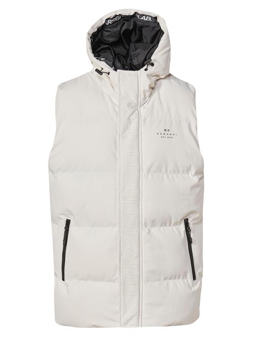 KOROSHI Vest  creme / grå / sort